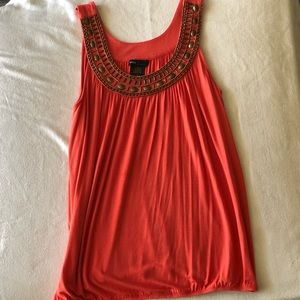 Grace Elements Embellished Tank Top Size
